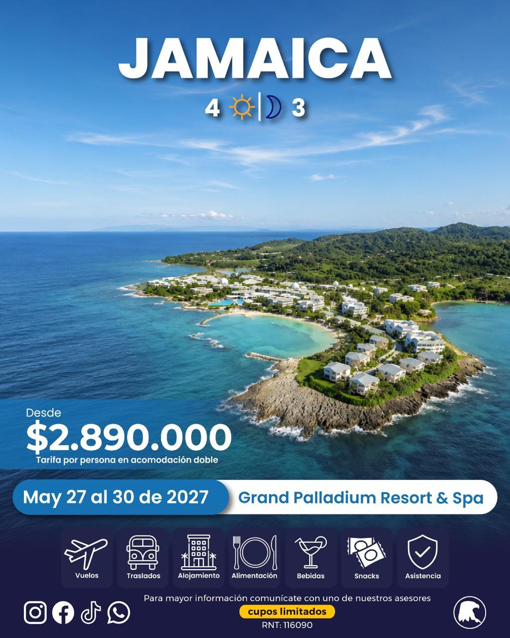 Promoción Villa Travel: Jamaica · Grand Palladium Resort & Spa